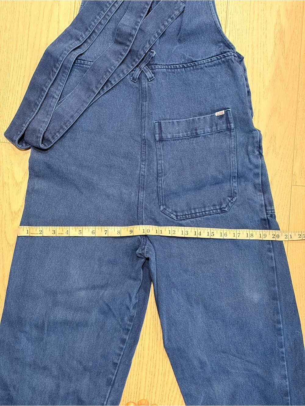 Alex Mill Ollie 100% Cotton Overalls Jumpsuit Womens Size XS Blue - Picture 10 of 10